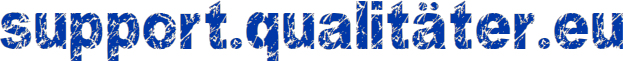 Qualitäter.eu - Support-Center